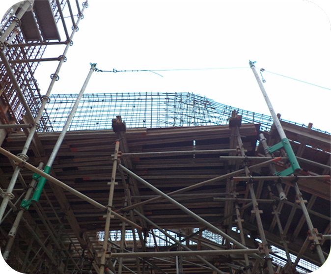 Ancoragem em Cimbramento