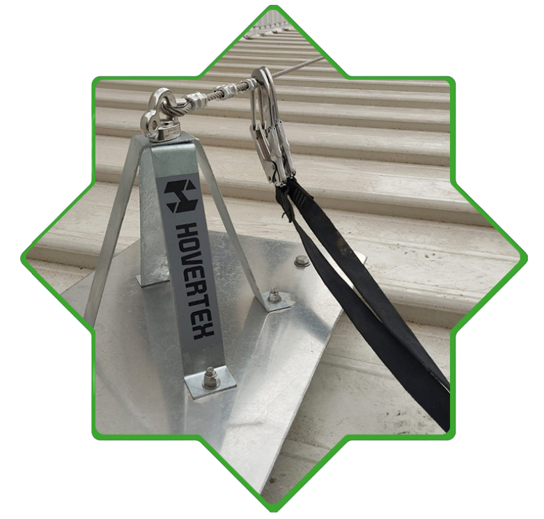 Hovertray – Dispositivo de Ancoragem para Telhados Metálicos com fixação Não invasiva